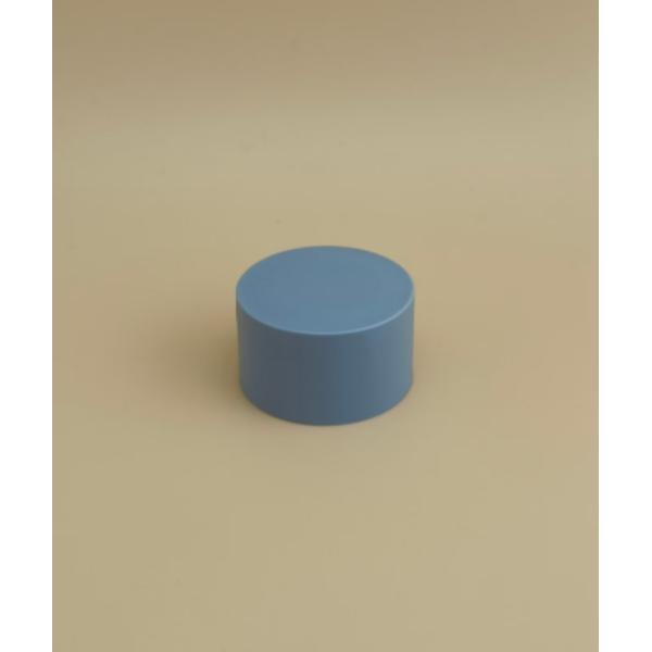 Buy Bluegrey Plastic Round Smooth Matte Cap for Cosmetic Bottles at wholesale prices