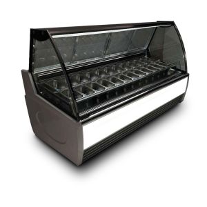 Explosion Proof 24 Plates Ice Cream Showcase Freezer