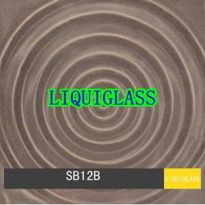 Printed EVA Laminated Glass 11.5mm Liquid Stereoscopic Effect Pattern