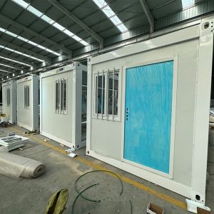 Foldable Container House Contemporary Design Style Hurricane Proof Waterproof