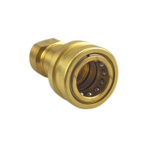 Quality ISO7241B 0.75 Inch Hydraulic Brass Quick Coupler for sale