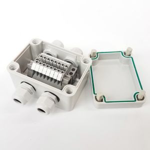 4 Ways IP65 Waterproof Cable Distribution Junction Box with UK2.5B Terminal