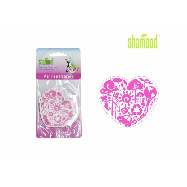 Buy Warm Heart Paper Card Premium Hanging 1 PK Air Freshener at wholesale prices