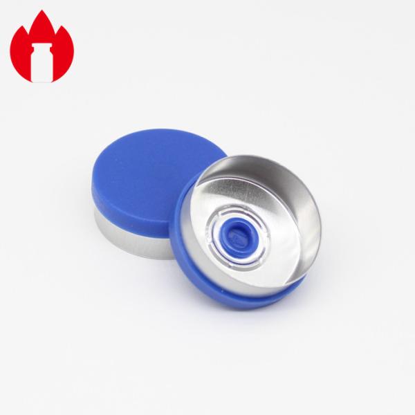 Buy 20mm Aluminium Plastic Crimp Cap , Pharmaceutical Vial Cap at wholesale prices