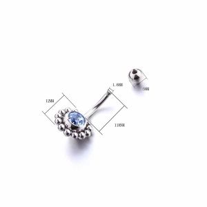 Hot sale body piercing jewelry fashion navel belly button ring