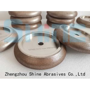 127x22.2x12.7mm Electroplated CBN Sharpening Wheel For Band Saws