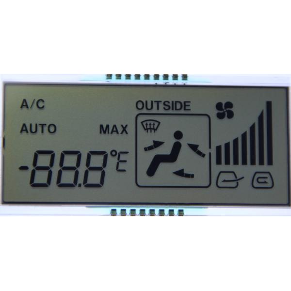 Automotive Air Conditioning Controller HTN LCM Lcd Seven Segment Display