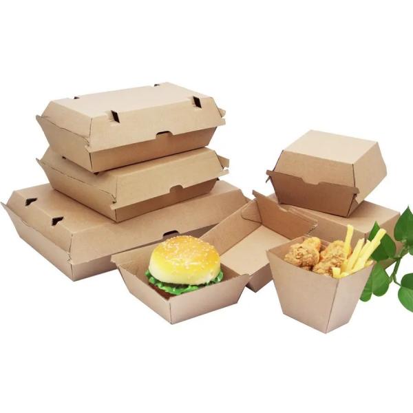 OEM ODM Disposable Paper Food Box Fried Chicken Packaging Boxes Oil Free