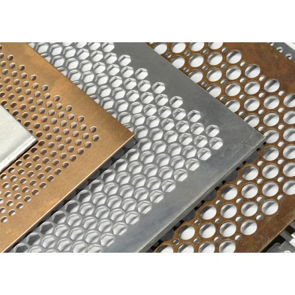 1.6mm Perforated Wire Mesh Aluminum Decorative Punched Metal Sheets Customized