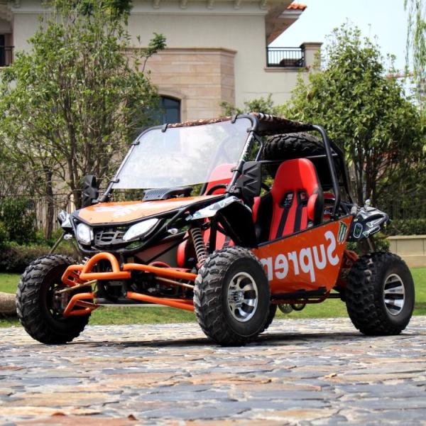 Buy 200cc Two Seater Go Kart Single Cylinder / Automatic Go Kart With Reverse at wholesale prices