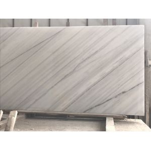 Grey Veins Marble Backlit Pure White Jade Onyx Stone