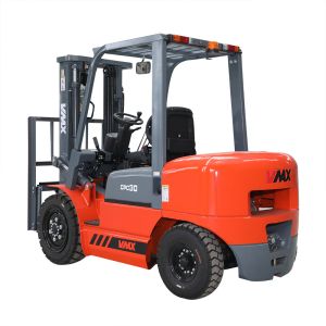 Manual Transmission 125mm Four Wheel Drive Forklift