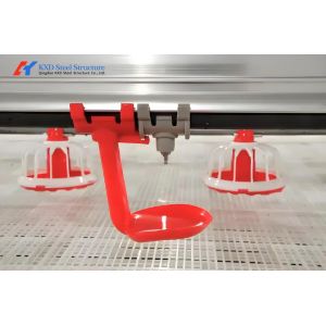 Drinking System Fully Automatic Poultry Drinker , Broiler Chicken Drinker