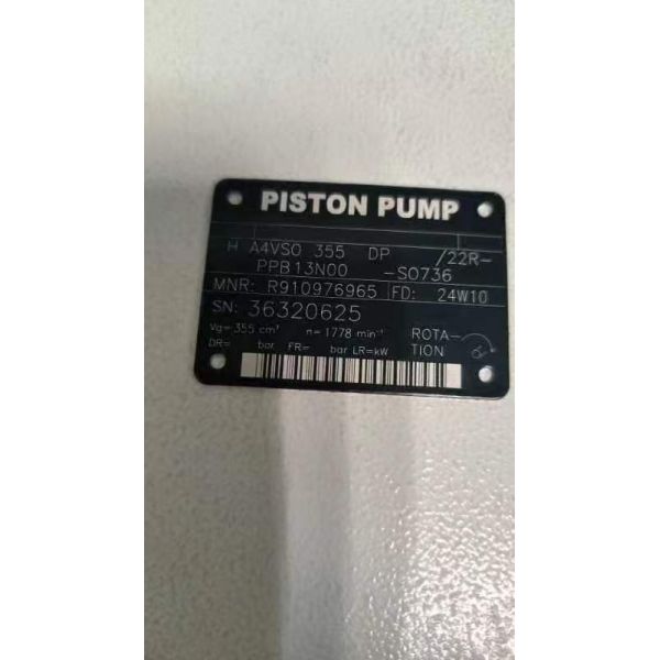 Rexroth A4VSO Piston Pump for Construction, Marine, and Machine Tools