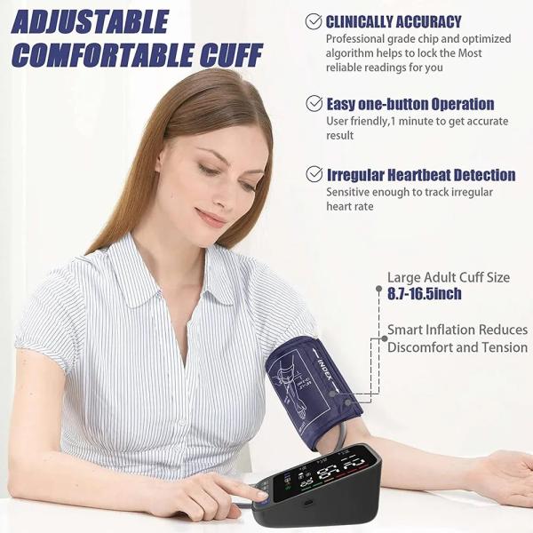 CE ISO Automatic Check Ambulatory Digital Blood Pressure Monitor Arm Style