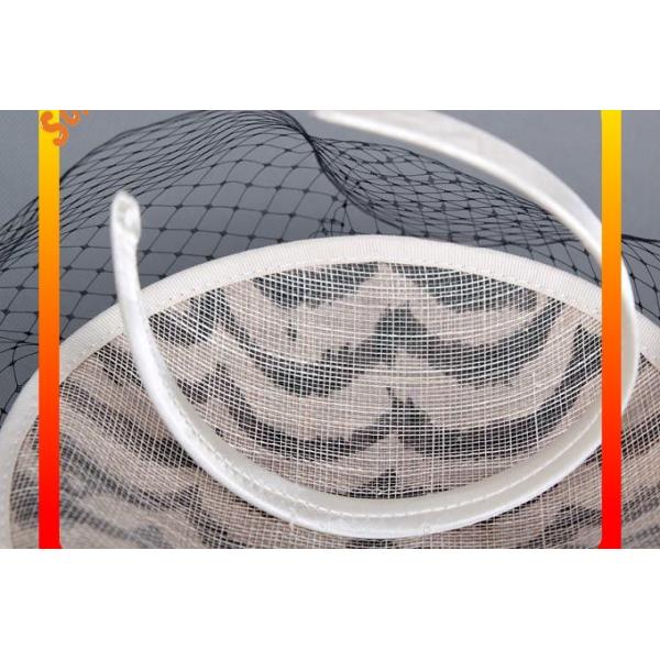 0922 hot sale fashion sinamay fascinators hats with veil,Fancy Sinamay fascinator from Sun Accessory