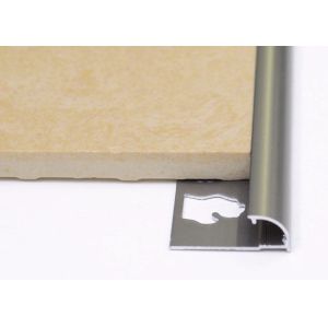 Inside Metal Strips Round Corner Ceramic Floor Tile Aluminum Mirror Edge Trim