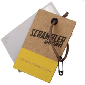 Printed RFID Clothing Tag 400gsm