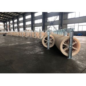 508*110mm Three Nylon Wheels Bundled Conductor Pulley