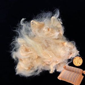 Quality Bleached Hydrophilic Finish Soybean Protein Fiber 1.5D×38mm A Grade for sale