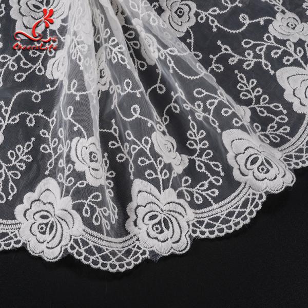 Pollution - Free Underclothes Embroidered Lace Trim For Sensitive Skin