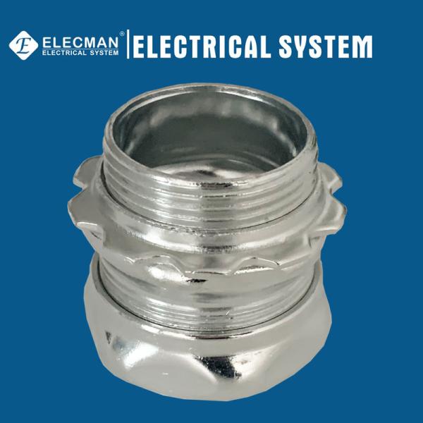 Buy Steel EMT Connector Compression Type 1-1/4 In. at wholesale prices