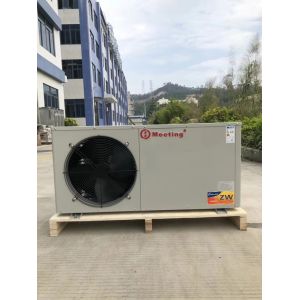 12KW Electric Air Source Heat Pump Galvanized Steel Sheet Compact Structure