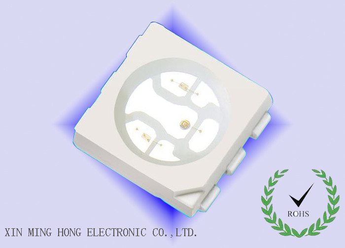 Quality 5050 RED SMD LED, LOW THERMAL RESISTANCE,3 CHIPS 0.2W, SUPER BRIGHT LED,LOW POWER LED,THREE CHIP SMD LED for sale