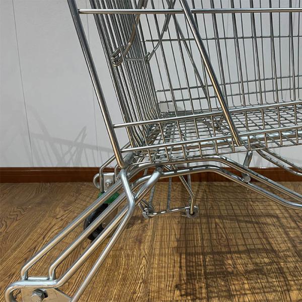 210L Russian Trolley Asian Standared Type Supermarket Shopping Cart Grocery Shopping Trolley