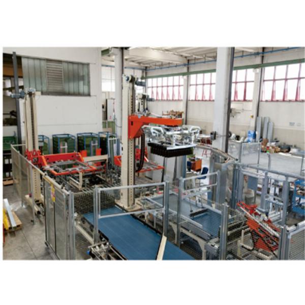 Buy Blue Food Sterilization Equipment Glass Bottles Palletizer 12000 Bottles  / Hour at wholesale prices