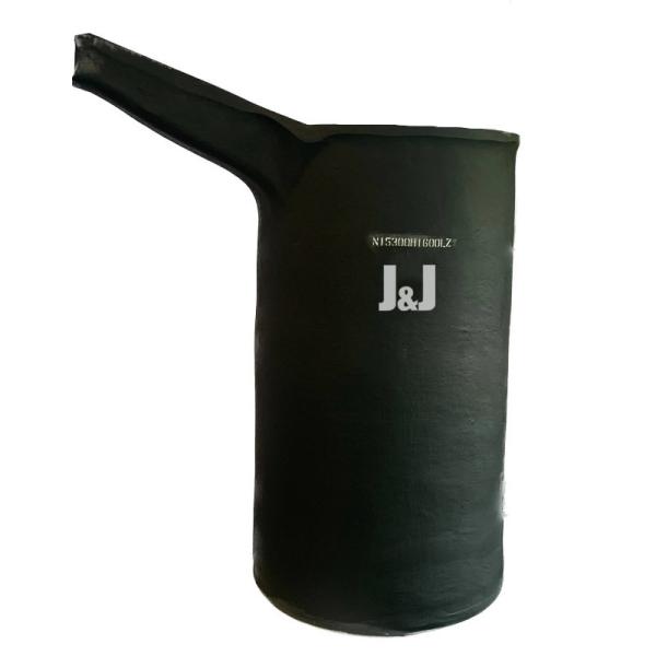Buy Silicon Carbide Graphite Crucible With Pouring Nozzle Cylindrical Shape at wholesale prices