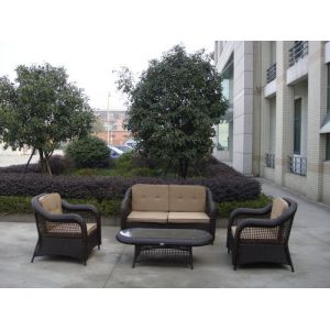  3pcs poly cane pool furntiure