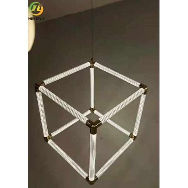 Used For Home/Hotel/Showroom LED Square Crystal Pendant Light