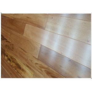 Tigerwood HDF engineered flooring, 3-layer, UV lacquer