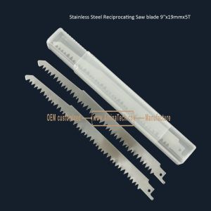 Stainless Steel Reciprocating Saw blade 9"x19mmx5T,Cutting Wood,Frozen Meat
