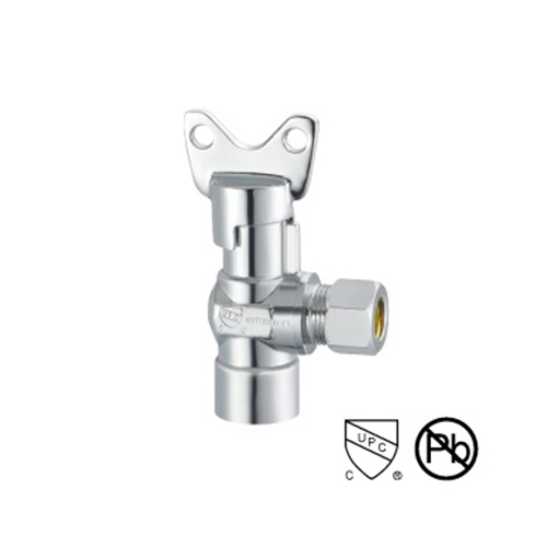 15mm Sand Blast And Nickel Plated 1/ 2 Inch Angle Valve Threaded