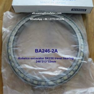 BA246-2A Kobelco excavator large travel bearing angular contact ball bearing 246
