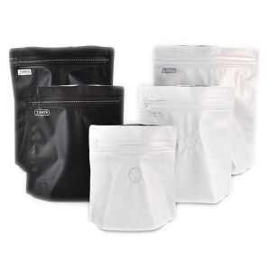 Custom Printing Coffee Pouch Coffee Bag with one way Degassing Valve Pull tab