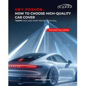 Self-Healing High-Gloss Transparent TPU Paint Protection Film – Hydrophobic,