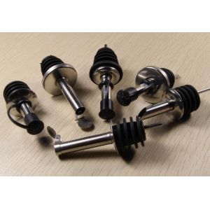 Promotional Stainless Steel Pourer for Olive Oil Bottle with Plastic White or