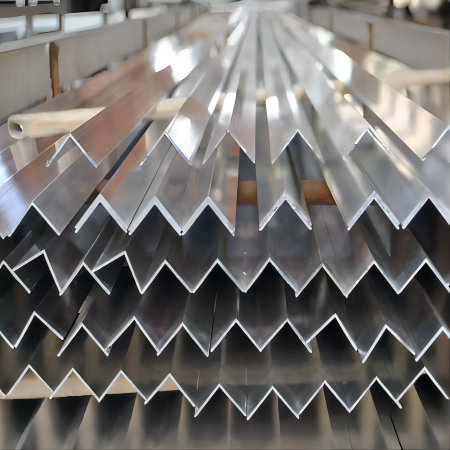 2024 H12 H24 Aluminum Angle L Shape Structure Profiles 50 X 50 X 6mm ASTM B221