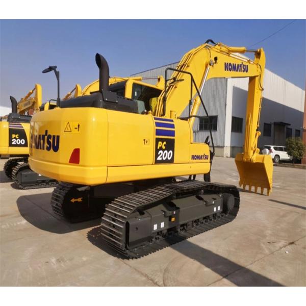 6 Cylinders Used Crawler Excavator 18Ft Depth Second Hand Komatsu Excavator