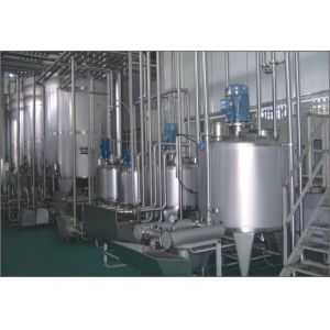 2 Ton/H Automatic UHT Milk Processing Line Safety For Milk Powder ​Labor Saving