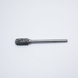 Type C Double Groove Carbide Rotary Burr with 120° Point Angle and HRA 89-92.5