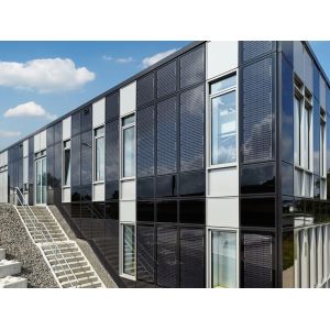 BIPV Photovoltaic Facade Systems 6060 Aluminum Bifacial Pv Modules