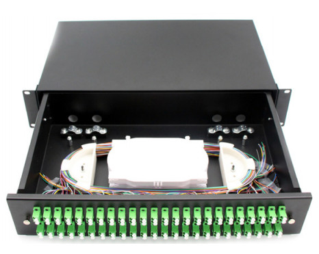 Buy 2U 19inch Full Loaded Slide Rail Rack mount patch panel at wholesale prices