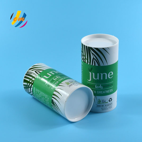 Food Grade CMYK Printing 85mm Dia Corrugated Cardboard Tubes