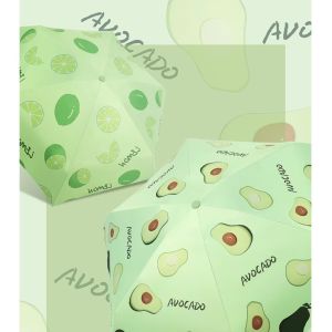 Anti UV Folding 190T Pongee Mini Capsule Umbrellas With Case