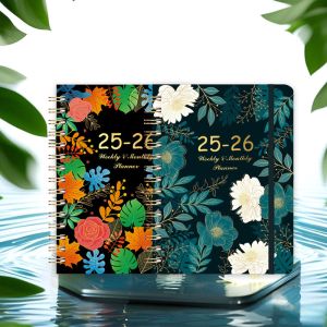 China Logo Printing A5 Spiral Hardcover Notebook with Personalization Option and Dot-Grid Paper Layout on sale