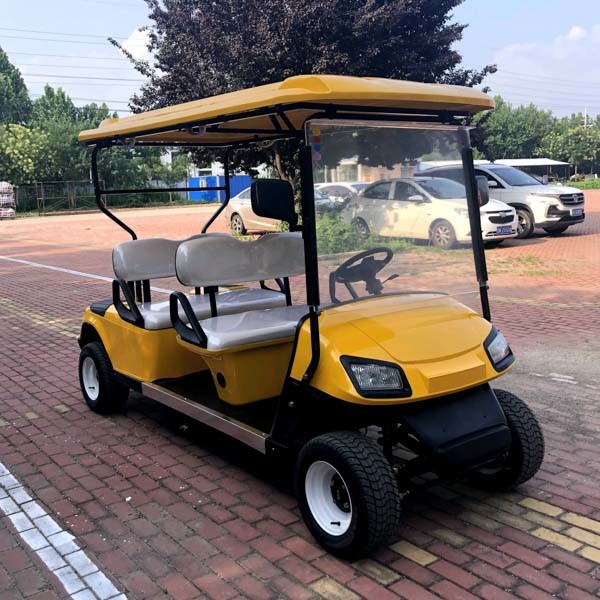 Low Speed Golf Cart Vehicle 4 Seater Lithium Bettery Free Shipping 4 Wheel Sell